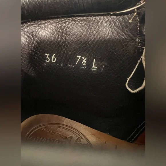 Calzaturificio The Alps By Fabiano Leather Mountaineering Hiking Boots Italy 7.5 - Picture 7 of 12